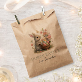 Sacolinha Páscoa de flores silvestres de Páscoa ralada