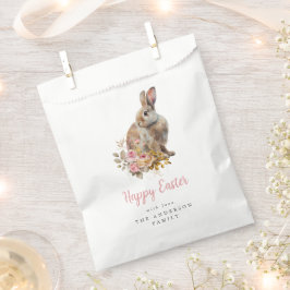 Sacolinha Páscoa Floral de Aquarela