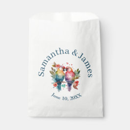 Sacolinha Pássaros Adoráveis Pastas Aquáticas