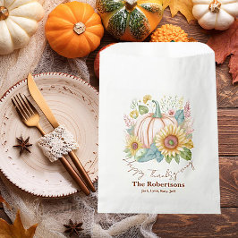 Sacolinha Pastel-abóbora e boho-floral