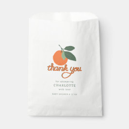 Sacolinha Pequena Cutie Clementine Chá de fraldas Favor Bag