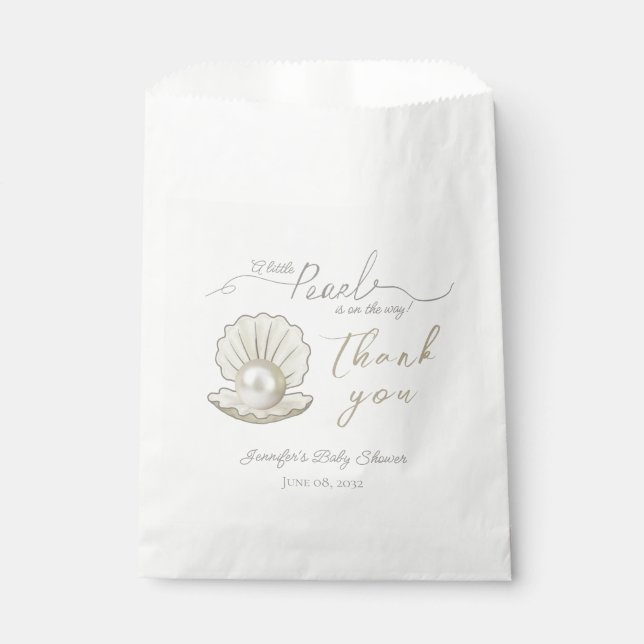 Sacolinha Pequena pérola sob o Chá de fraldas do núcleo do m (Frente)