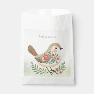 Sacolinha Pequenas Bolsas Douradas Florais De Aves