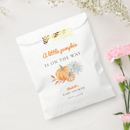 Sacolinha Pequeno Chá de fraldas de Abóbora Simples