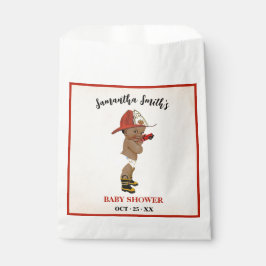 Sacolinha Pequeno Chá de fraldas de Bombeiros do Partido Fav