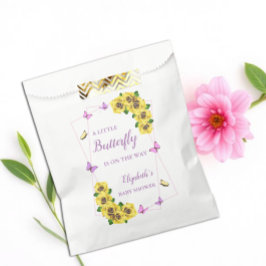 Sacolinha Pequeno Chá de fraldas de borboleta