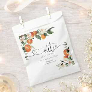 Sacolinha Pequeno chá de fraldas de citros