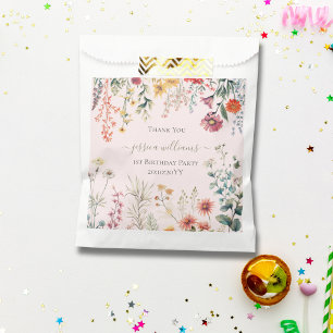 Sacolinha Pequeno Flor Selvagem Transformando Um primeiro an