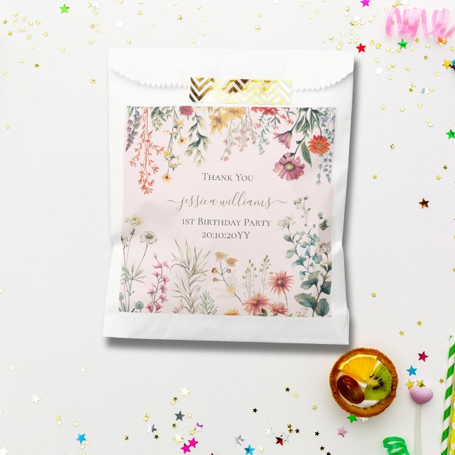 Sacolinha Pequeno Flor Selvagem Transformando Um primeiro an (Criador carregado)