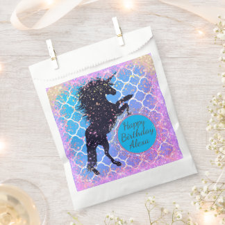 Sacolinha Personalização de Aniversário do Unicorn com Starr