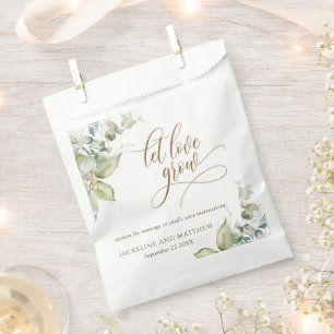 Sacolinha Personalizado, Que O Amor Cresça, As Sementes Ele