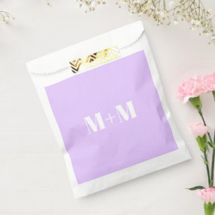 Sacolinha Personalizar com Lavanda inicial de número de let
