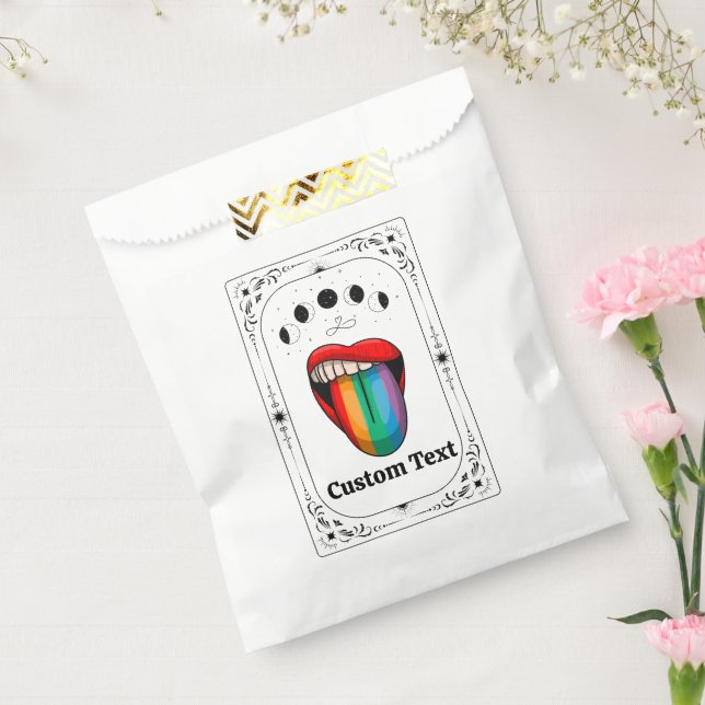 Sacolinha Personalize Tarot LGBT Orgulho Arco-íris Gay Trans (Selado)