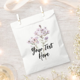 Sacolinha Personalized Favor Bags With Wildflowers