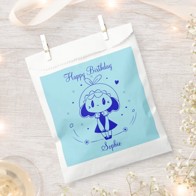 Sacolinha Personalized Happy Birthday  (Cortado)