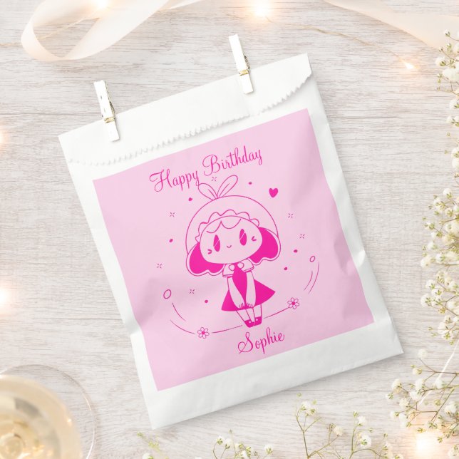 Sacolinha Personalized Happy Birthday  (Cortado)