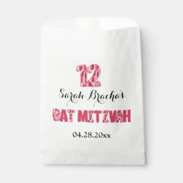 Sacolinha Pincel rosa - Traço - Favor do Bat Mitzva