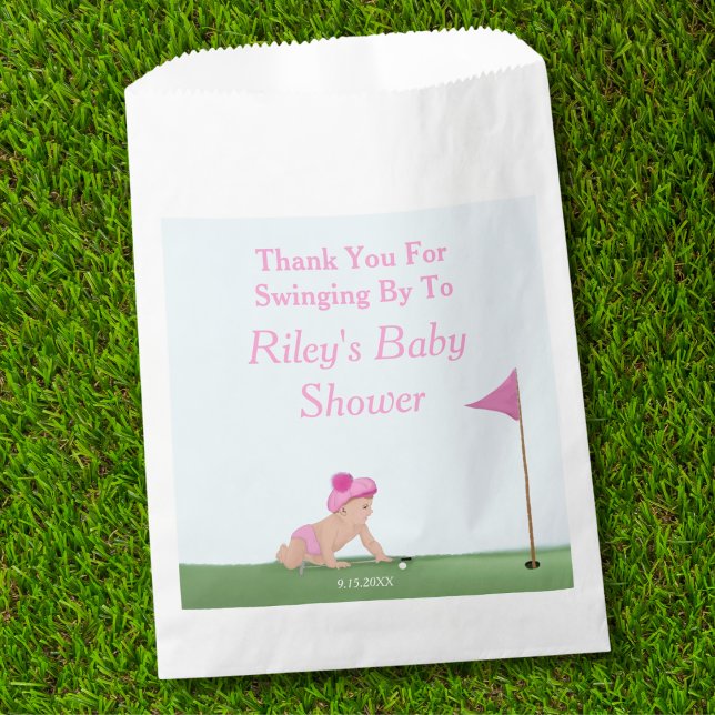 Sacolinha Pintura de Bebê Menina de Golfe Chamada Caddy Fest (Criador carregado)