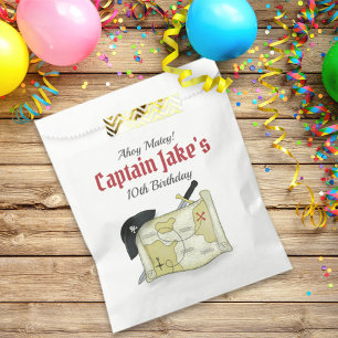 Sacolinha Pirate Map Birthday Personalizado Partido Personal