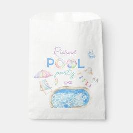 Sacolinha Piscina de Piscina de Aquarela