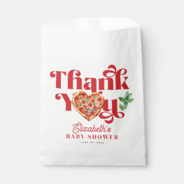 Sacolinha Pizza Branca Vermelha