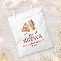 Pizza e cerveja de cerveja Festa de aniversário