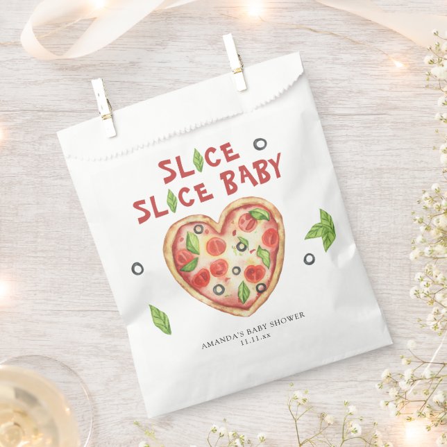 Sacolinha pizza heart watercolor baby shower  (Cortado)