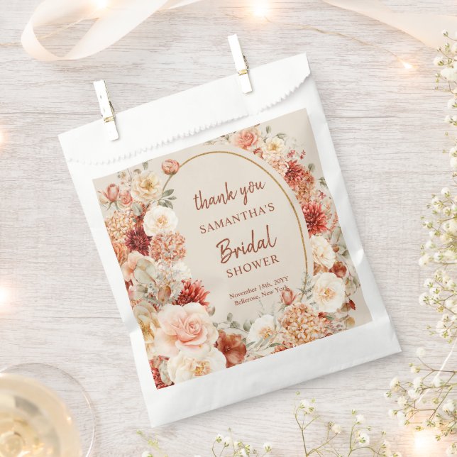 Sacolinha Placa de água moderna terracotta burgundy (Cortado)