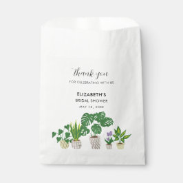 Sacolinha Plantas em vasos Jantar de Noivado Agradecimento 