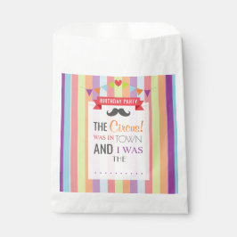 Sacolinha Poster de Circo Vintage Festa de aniversário infan