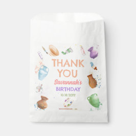 Sacolinha Pottery Painting Party Birthday