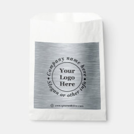 Sacolinha Prata metálica elegante