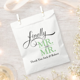 Sacolinha Prato de papel para recepção de casamento de Sr e 