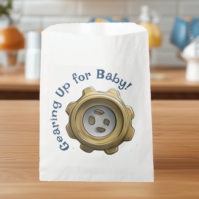 Sacolinha Preparando-se para o Bebê - Chá de Bebê Robô (Criador carregado)