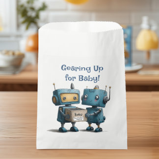 Sacolinha Preparando-se para o Chá de Bebê do Bebê Robô