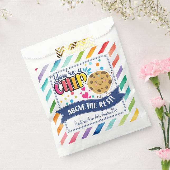 Sacolinha presente de biscoito que você é o melhor (Selado)