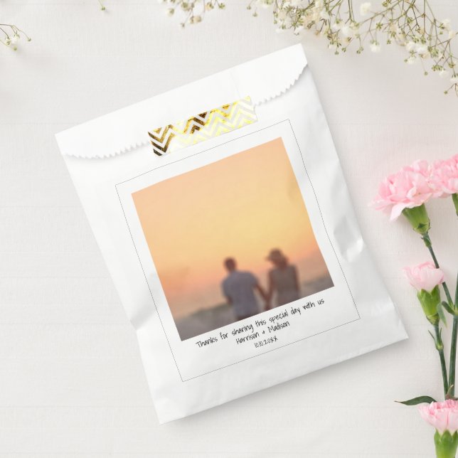 Sacolinha Presente moderno de nomes de fotos instantâneas de (Selado)