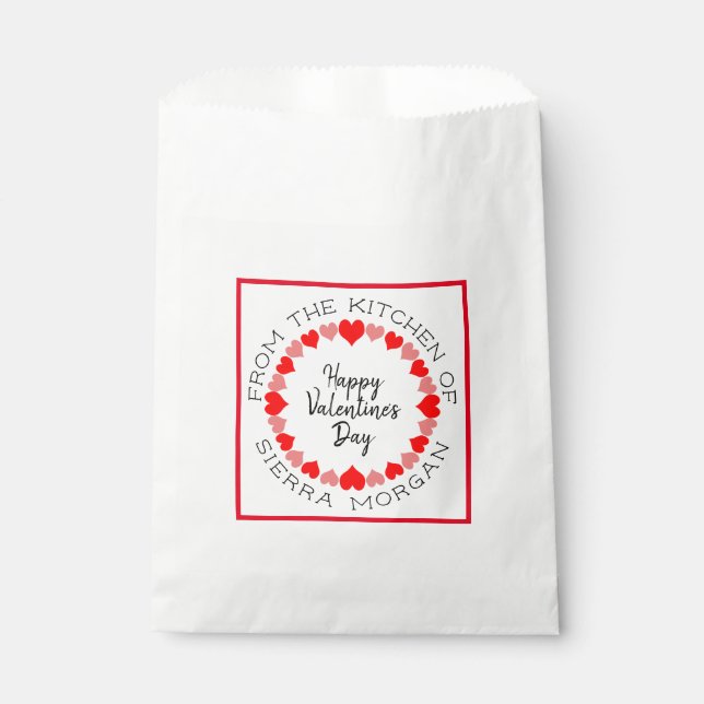 Sacolinha Presente na Cozinha de Ferro do Coração do namorad (Frente)