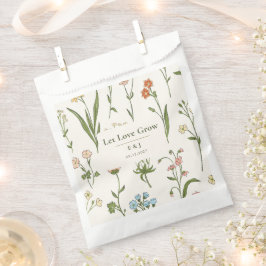Sacolinha Presente Personalizado de Flor Silvestre Rústica p