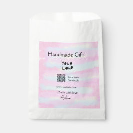 Sacolinha Presentes artesanais femininos feitos com amor QR