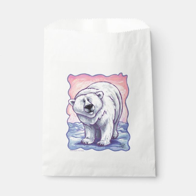 Sacolinha Presentes e acessórios do Urso Polar (Frente)