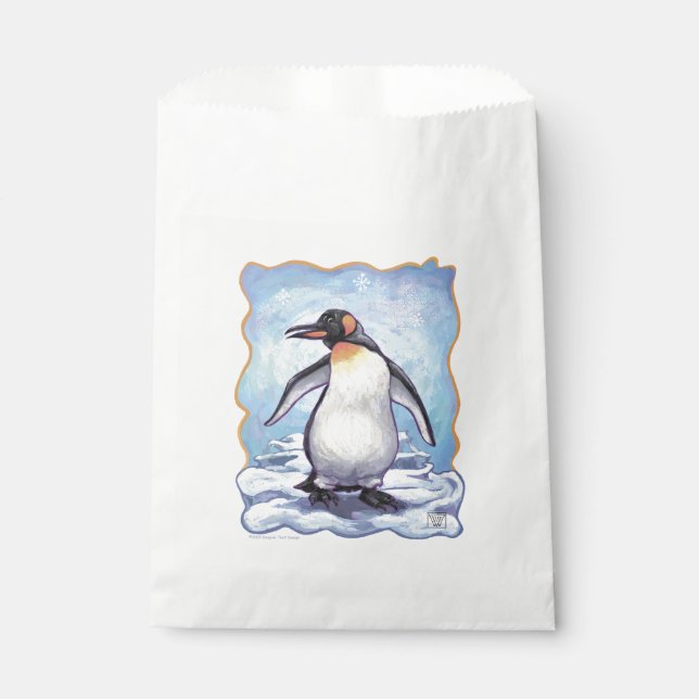 Sacolinha Presentes e acessórios para pinguins (Frente)