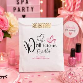 Sacolinha Presentes Personalizados Rosa Festa de Aniversário