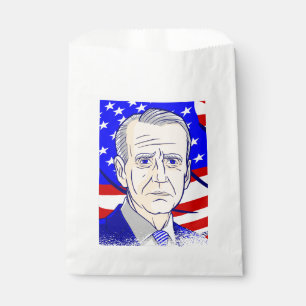 Sacolinha presidente do voto: bandeira americana biden