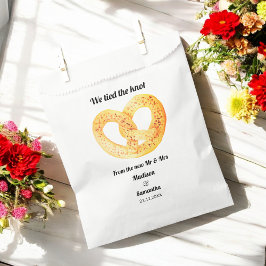 Sacolinha Pretzel Heart Wedding Rosquinha