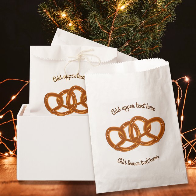 Sacolinha Pretzels Lindos Ligados - Nós de Pão e texto sofis (Criador carregado)