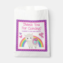 Primavera Floral Llama e Arco-íris Aniversário