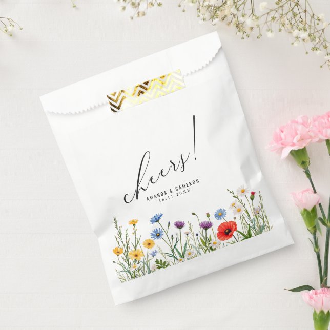 Sacolinha Primavera Wild Flower Meadow Wedding (Selado)