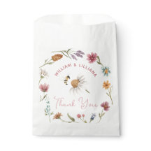 Primavera Wildflower Chá de fraldas Obrigado