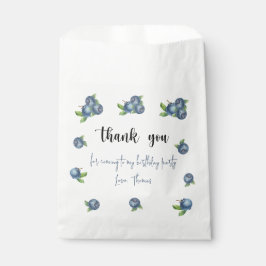 Sacolinha Primeiro aniversario de amora-azul-aquarela obriga